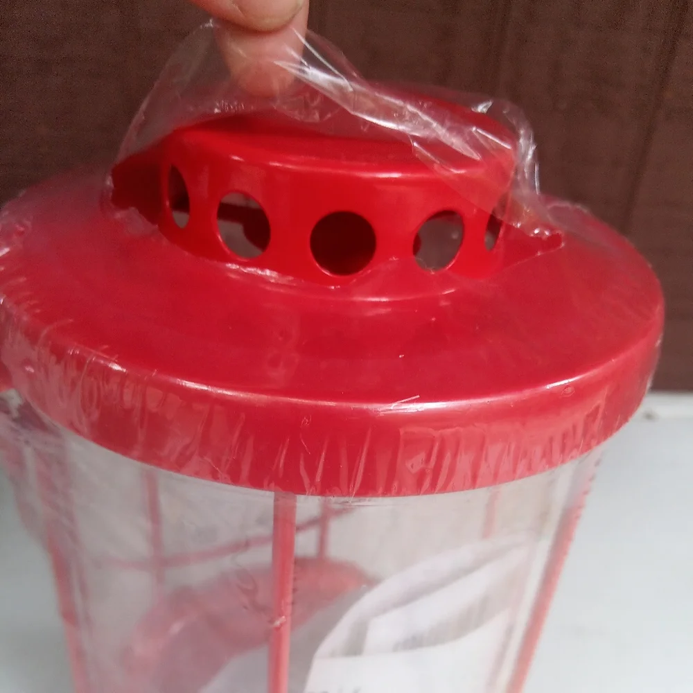 IKEA Solmys red lantern